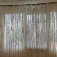 پرده های مدرن مکرومه