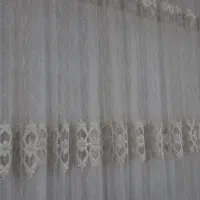 پرده زیر پرده به همراه چوب پرده ها