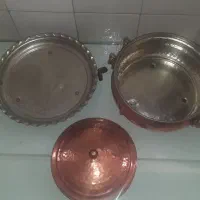 دو عدد ظرف مسی زنجان