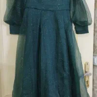 لباس مجلسی رنگ سبز درباری