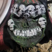 ماسک هالوین اسکلت سبز