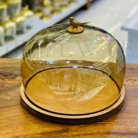کاپ کیک چوبی درب شیشه ایی گنجشک