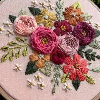 مینی دوره ی آموزش گلدوزی
