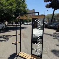 اینجا خود تولیدی رگال رخت اویز قفسه کف