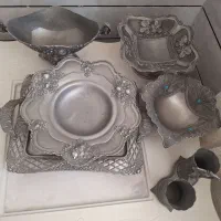 سرویس ظروف پذیرایی سرامیک وسرویس پذیرایی سیلور