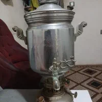 سماور نفتی ۲۰ لیتری برنج قدیمی برادران ایران نژاد