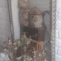 آینه شمعدان برنج