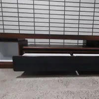 میز تلویزیون طرح ام دی اف وشیشه