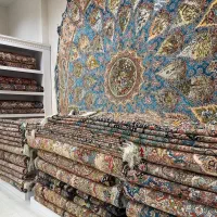 بهشتی چله ابریشم فرش شمیرانات خریدار مشاوره