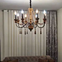 تولید کننده پخش انواع لوستر چوبی مدرن