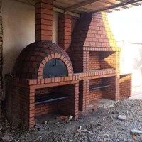 باربیکیو آجری شومینه هیزمی ۳۶سال تجربه یزدی