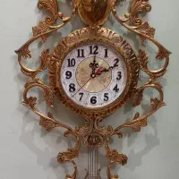 شاخ گوزن ساعت دیواری برنج