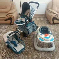 ست کالسکه و کریر و گهواره