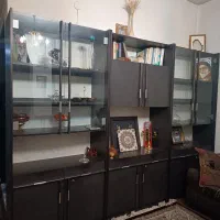 بوفه و کتاب خانه سه تیکه مجزا قابل چیدمان