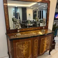 اینه و کنسول منبت کاری کار دست