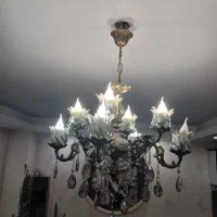 لوستر چهار شاخه هشت لامپ