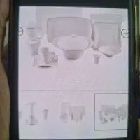 تعداد کامل سرویس چینی اصلی زرین