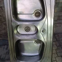 سینک دوقلو ظرف شویی درحد نو