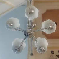 لوستر پنج شاخه چشمه نور