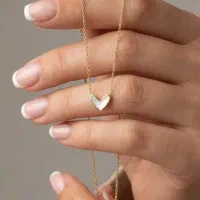 گردنبند طلا مینیمال (کم‌اجرت)