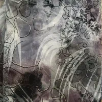 پارچه چادری ساتن مجلسی نقره کوب
