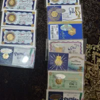 ۷عدد سکه ۱۰۰صوتی ۴تا ۵۰ صوتی