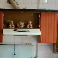 کابینت فلزی همراه با هود سالم دو موتوره