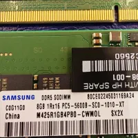دو عدد رم لپتاپ 8 گیگ ddr5 سامسونگ 5600