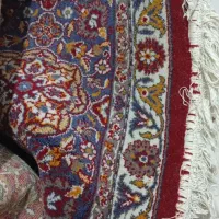 فرش 12متری به رنگ قرمز تمیز وسالم