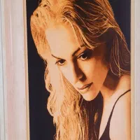 تابلو فرش دستباف نفیس پرتره دختر شرقی سایز بزرگ