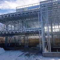 اجرا نصب سازه l.s.fنصاب نما فایبرسمنت کناف