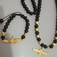 حراج ست گردنبند و دستبند مردانه اهورا مزدا