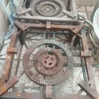 اجاق بزرگ سه شعله برای اشپزی