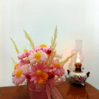 گل های زیبای(تزیینی)شمعی.