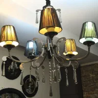 لوستر آویز سقفی مدل زیبای باکارات