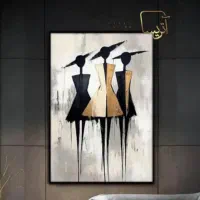 تابلو انتزاعی رنگ روغن