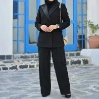 کت و شلوار ساتن مدل سایدا