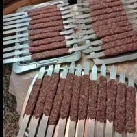 خمیرکوبیده مرغ و گوشت