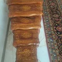 میز عسلی هندی برنز کوب انتیک ۵ عدد