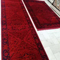 فرش های اسپورت قرمز فانتزی مدرن (فرش ماندگار)