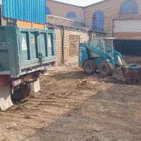 خاک برداری. حمل نخاله مینی لودر وتوماس