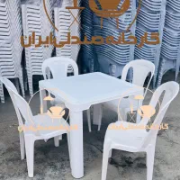 میز و صندلی پلاستیکی مدل بابک ناهار خوری مسجدمدارس