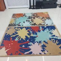 فرش 4 متری طرح آبرنگی