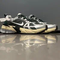 کتونی نایک وی تو کی V2k رنگ سبز-نقره ای ویتنام