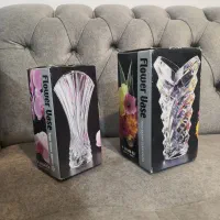 2 عدد گلدان کریستال ژاپن