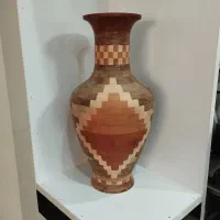 گلدان چوبی کلکسیونی تک