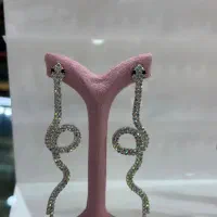 گوشواره مجلسی فول نگین