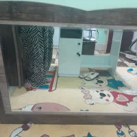 آینه ام دی اف اصل بزرگ مناسب برای دکور وارایشگاه