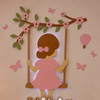 چراغخواب دختر تاب سوار