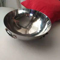 ظرف استیل بزرگ میوه و آش